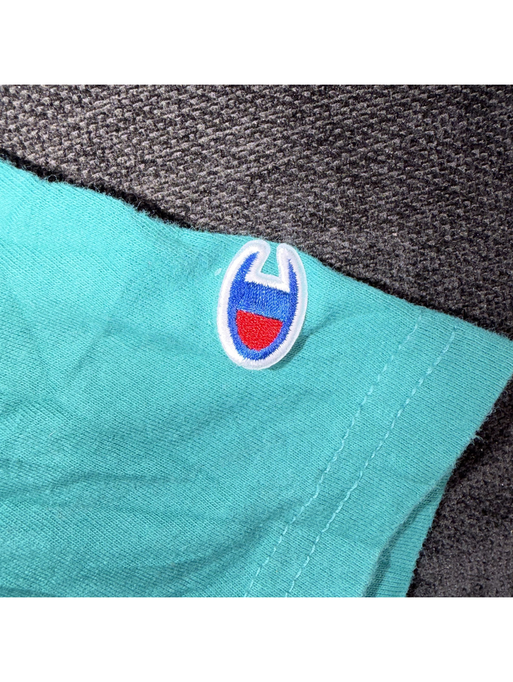 Champion Authentic Athleticwear 2XL Teal Blue Cotton T-Shirt - Picture 5 of 7